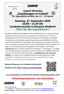 Einladung Veranstaltung Workshop fuer Jugendliche