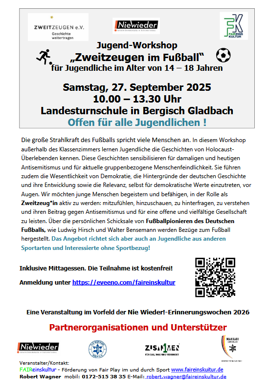 Einladung Veranstaltung Workshop fuer Jugendliche